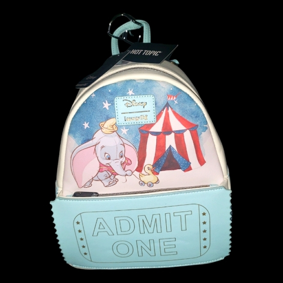 DISNEY/LOUNGFLY DUMBO MINI BACK PACK. NWT - Picture 1 of 8